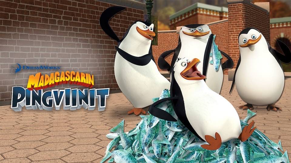 Madagascarin pingviinit – kuva sarjasta
